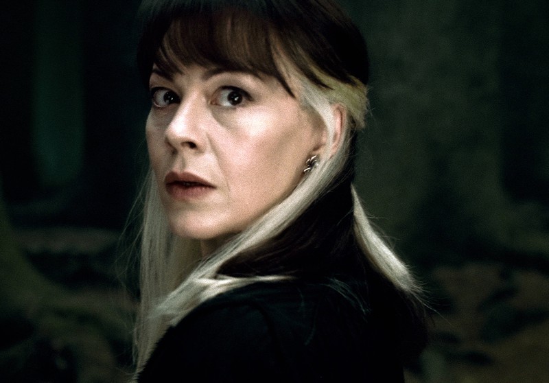 Helen McCrory als Narzissa Malfoy, die jahrelang in der „Harry Potter“-Reihe  mitspielte, aber am Ende an Krebs verstarb
