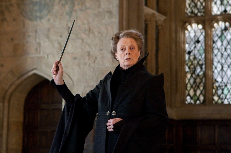 Maggie Smith spielte in den Filmen die Rolle der „Professor McGonagall“ und verstarb im Jahr 2024