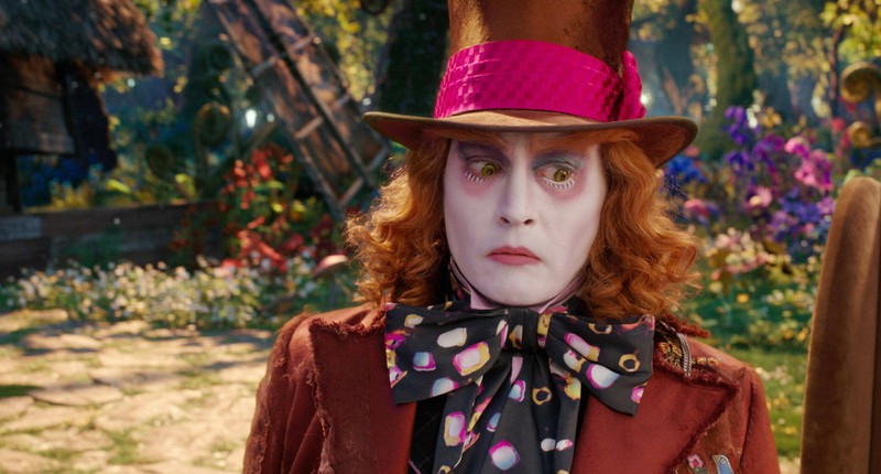 Johnny Depp als Hutmacher in "Alice im Wunderland"