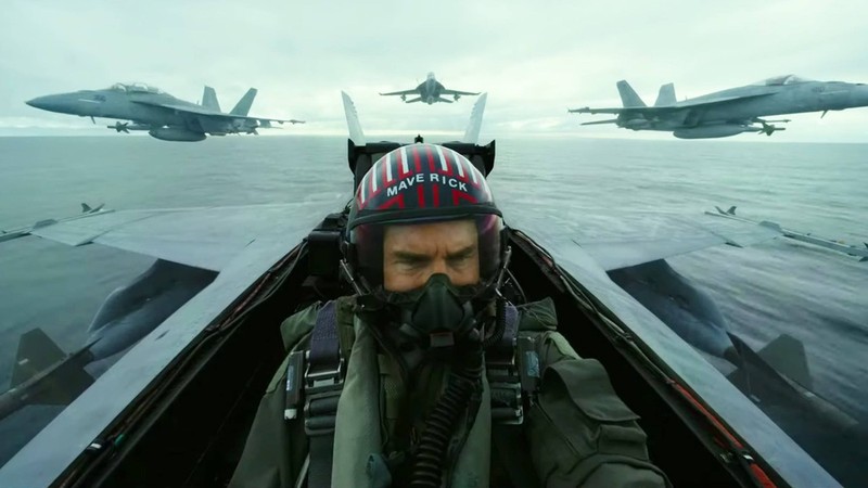 Tom Cruise spielte „Maverick“ in „Top Gun: Maverick“.