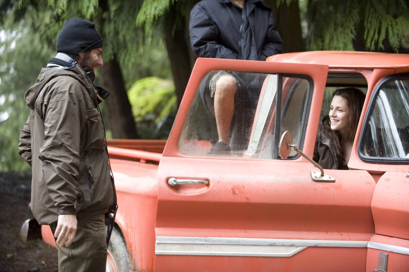 In "Twilight" sieht man in einer Szene einen Kameramann im Autoglas