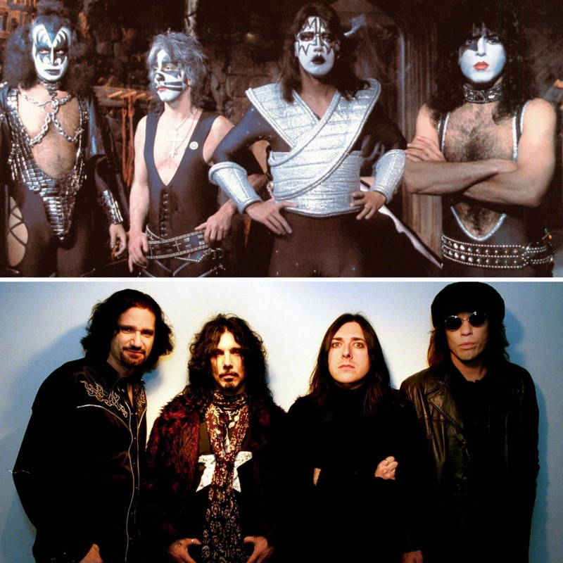 Die Band Kiss wurden mit ihren Kostümen berühmt.