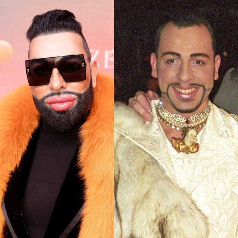 Harald Glööckler kennen viele in der Öffentlichkeit nur in seiner extremen Verkleidung.