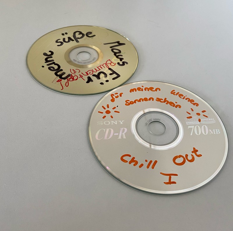 Selbstgemachte CDs waren ein Geschenk für jeden Anlass.
