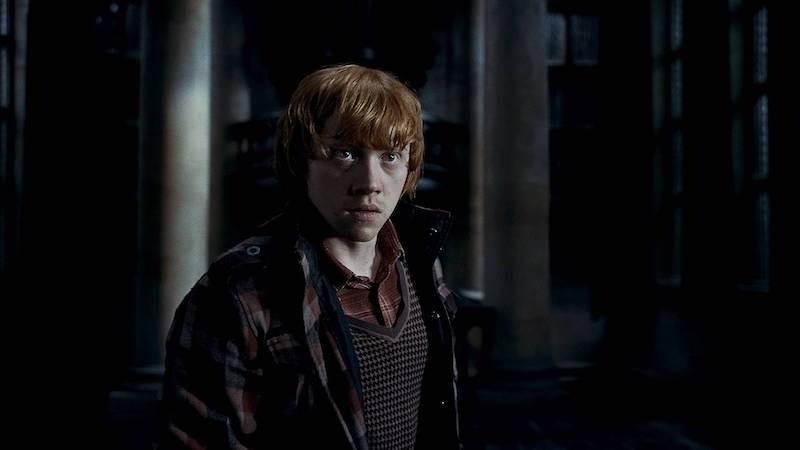 Ron rettet Harry vor dem Ertrinken.