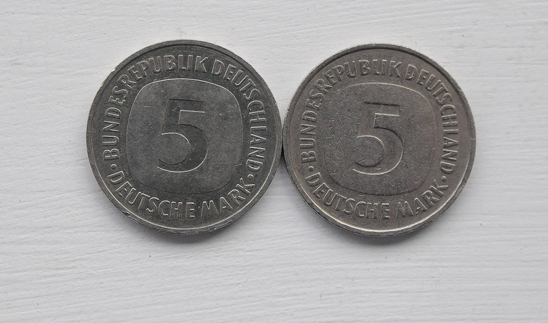 Die 5-Mark-Münze ist heute ein Vielfaches von damals wert.