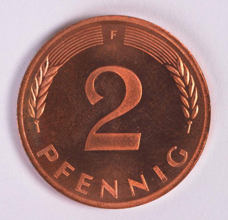 Für 2-Pfennig-Münzen hatten die meisten damals gar keine Wertschätzung.