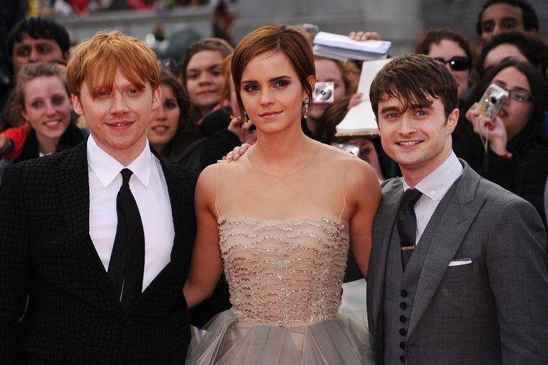 Der Cast von Harry Potter auf einer Premiere: Wer ein Fan von Harry Potter ist, kann das Quiz meistern!