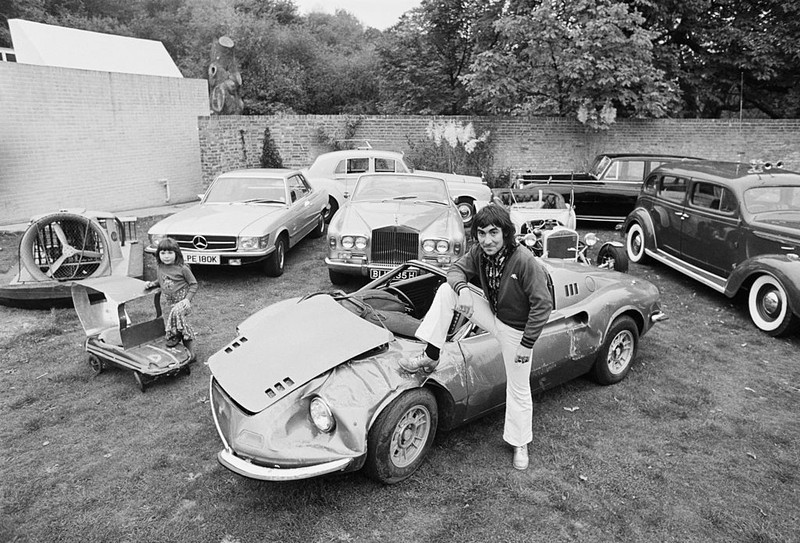 Dieses Bild zeigt The Who Drummer Keith Moon.