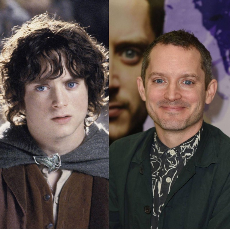 Zu sehen ist Elijah Wood in seiner Rolle als Frodo im Film „Herr der Ringe"