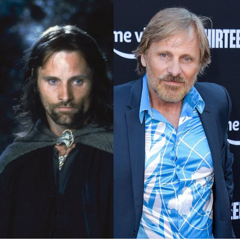 Zu sehen ist Viggo Mortensen in seiner Rolle als Aragorn im Film „Herr der Ringe"