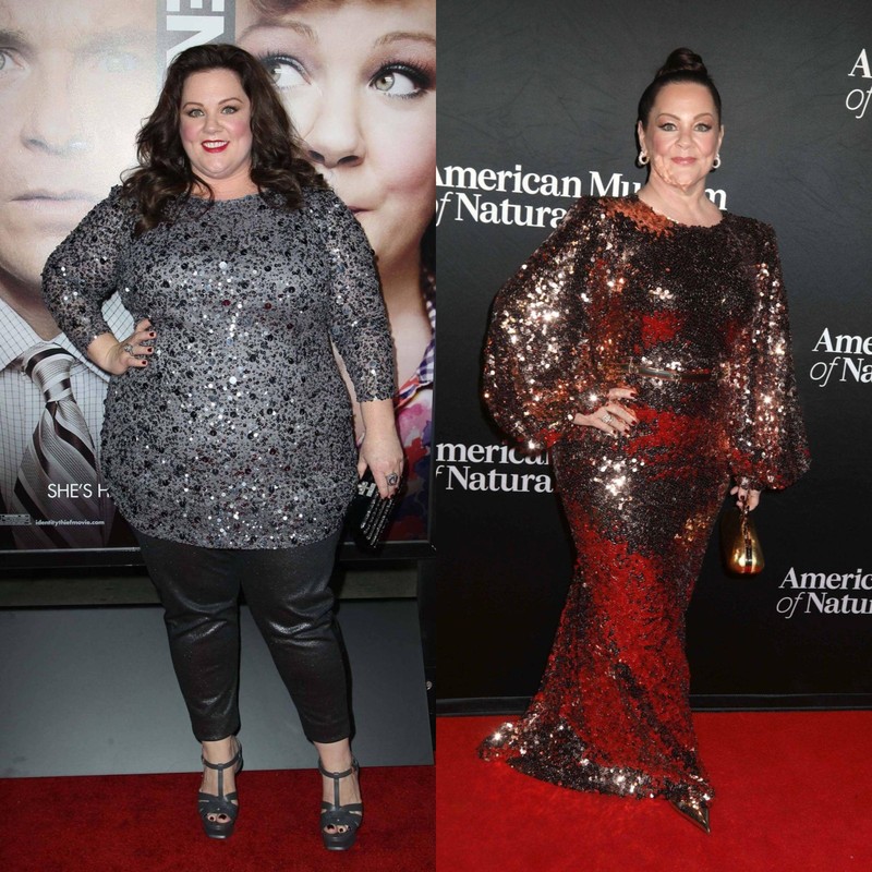 Melissa McCarthy hat viel abgenommen und erschien wesentlich schlanker auf dem Roten Teppich.