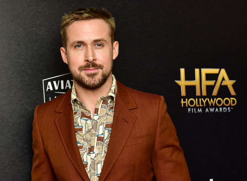 Film-Star Ryan Gosling posiert für Fans und Kameras
