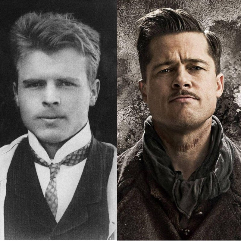 Hermann Rorschach (1884-1922), dem Brad Pitt („Herz aus Stahl“) verblüffend ähnlich sieht, war ein Schweizer Psychiater und Psychoanalytiker.