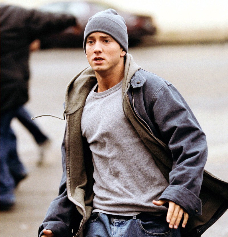 Eminem spielte sich selbst im Film „8 Mile“.