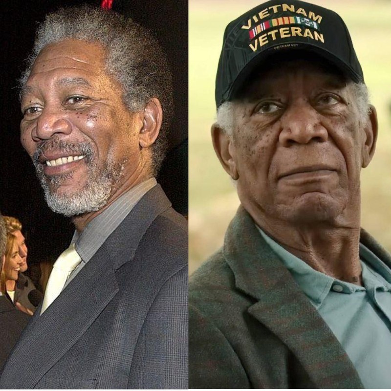 Morgan Freeman sieht auch heute noch wie damals im Jahr 2000 aus.