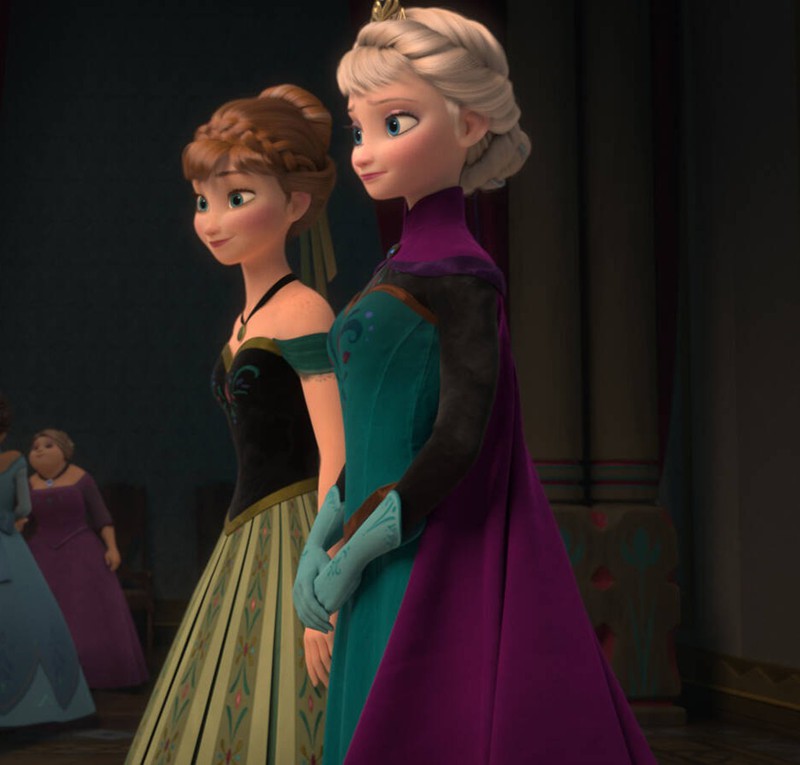 Elsa und Anna in "Frozen"