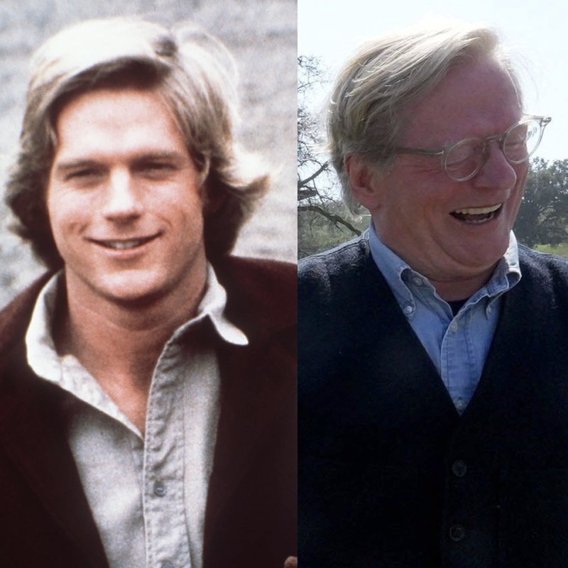 Dean Butler als Almanzo Wilder und im Vergleich 2024.