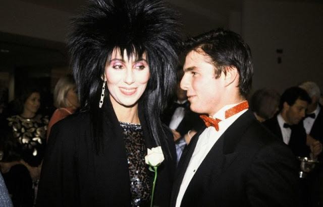 Cher und Tom Cruise bandelten in den 80er Jahren miteinander an.