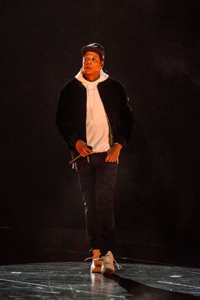 Jay-Z auf einer Bühne