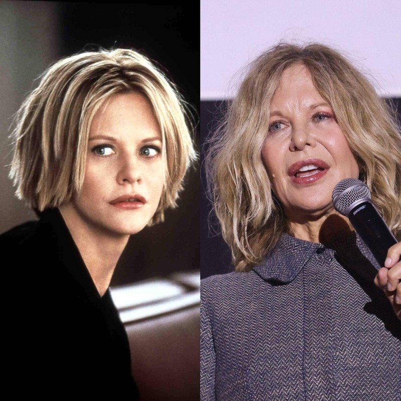 Meg Ryan hat im Laufe der letzten Jahrzehnte durch Schönheits-OP eine Wandlung durchgemacht