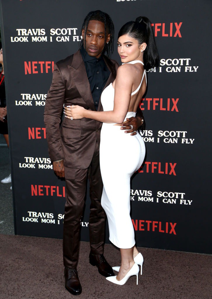 Erwachsene Kylie Jenner im Jahr 2019 mit ihrem Mann Travis Scott