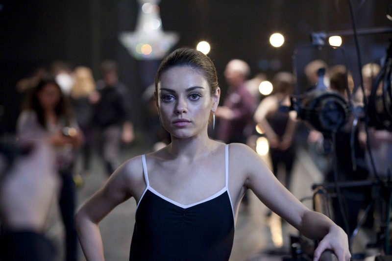 Zu sehen ist die sehr schlanke Mila Kunis in "The black swan".