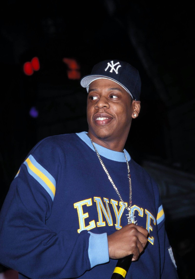 Jay-Z in den 90er-Jahren auf einer Bühne