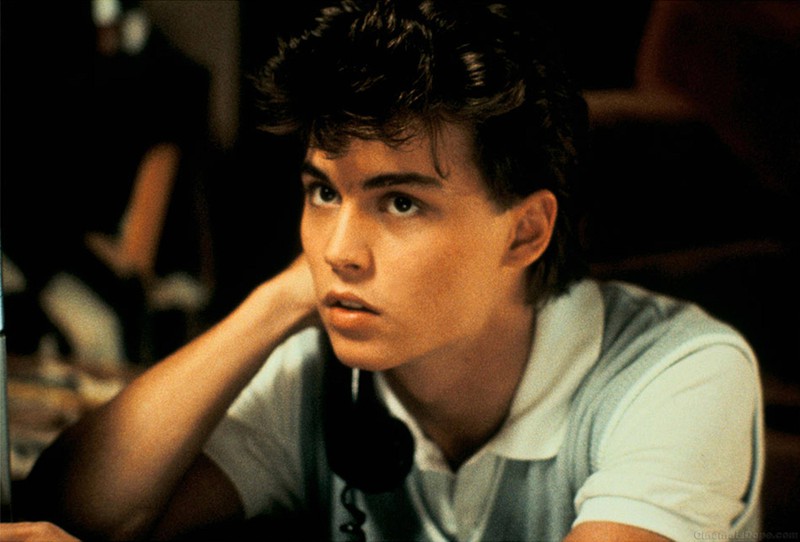 Schauspieler Johnny Depp während einer Szene des Films „A Nightmare on Elm Street“