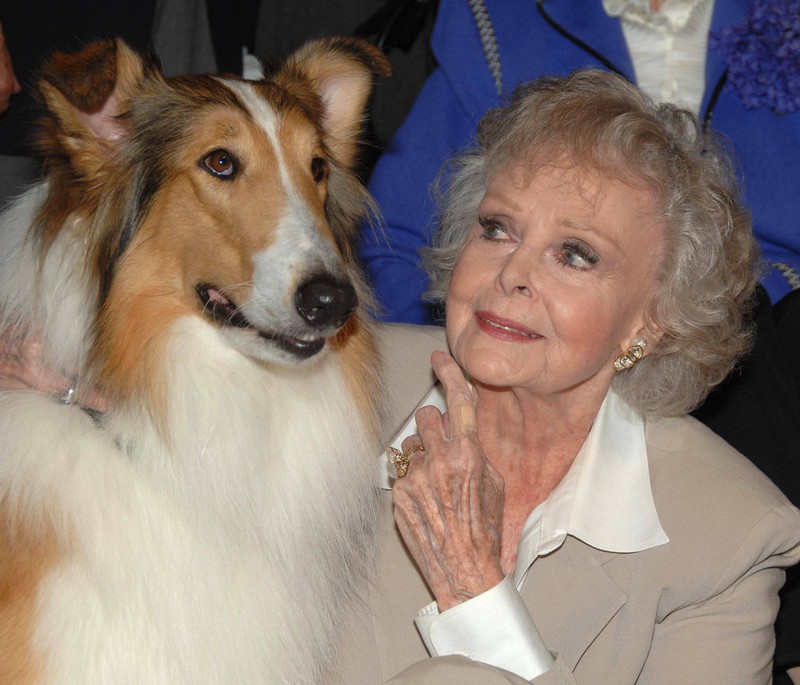 June Lockhart aus den Lassie Filmen ist natürlich älter geworden