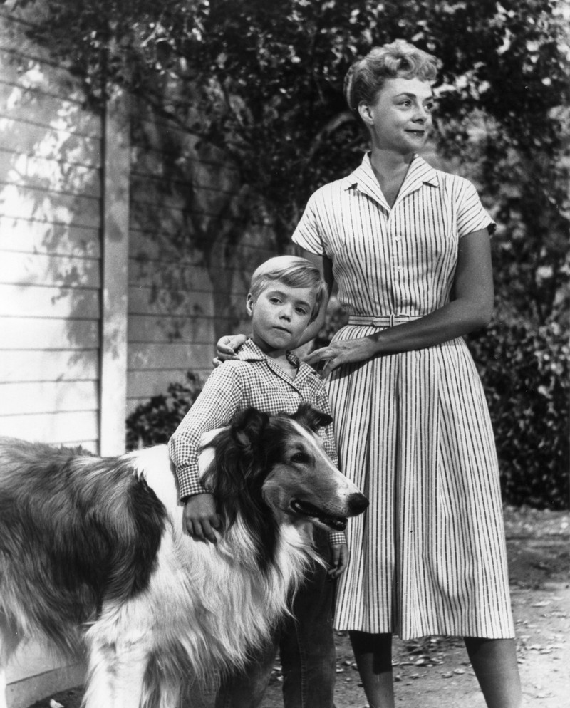 June Lockhart in den Lassie Filmen aus den 1950er-Jahren