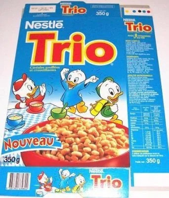 Nestlé Trio war eine beliebte Cornflakes-Sorte, die es heute leider nicht mehr zu kaufen gibt