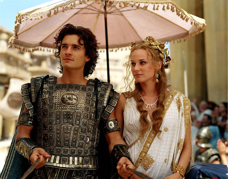 Im Film ,,Troja" taucht ein rosa Regenschirm auf