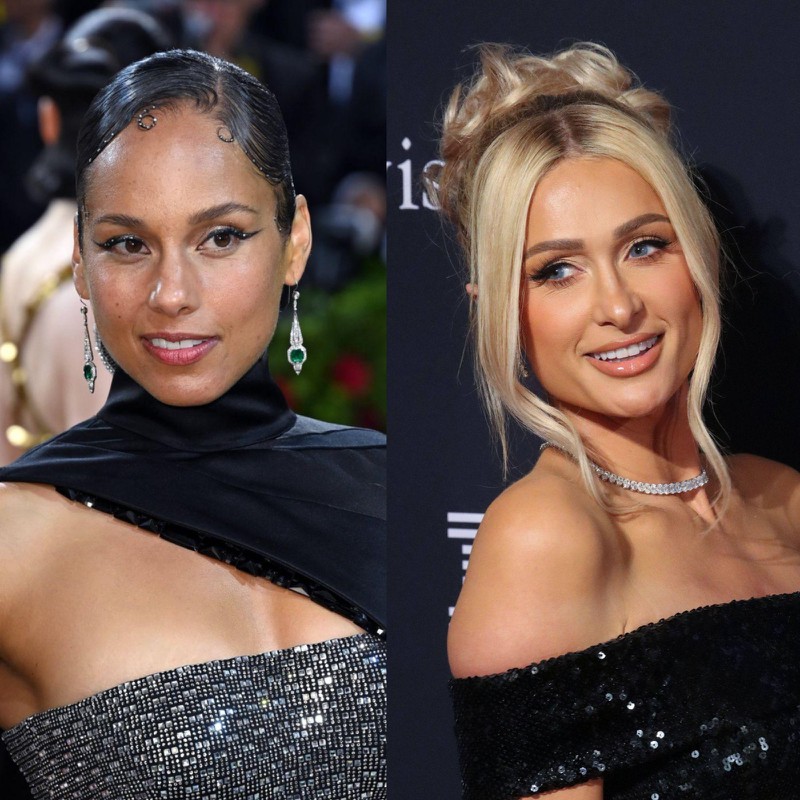 Paris Hilton & Alicia Keys sind beide im Musikbusiness