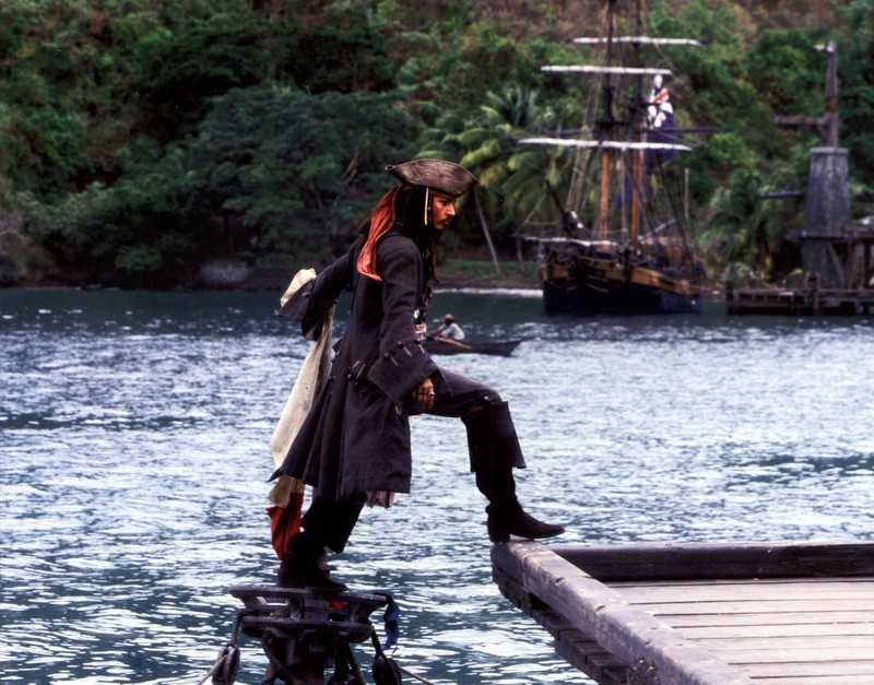 Johnny Depp als Captain Jack Sparrow im ersten "Fluch der Karibik"-Teil