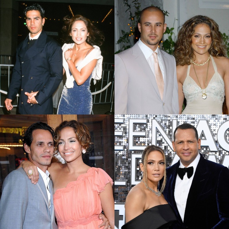 Jennifer Lopez ist bereist zum vierten Mal verheiratet, ihre Ehemänner: Alex Rodriguez, Ojani Noa, Chris Judd, Marc Anthony