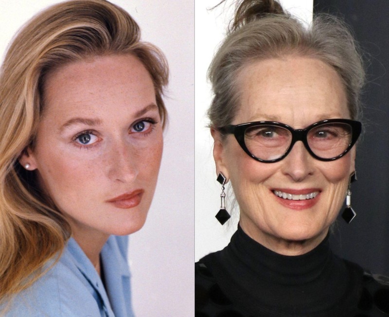 Meryl Streep in einer der ersten größeren Rollen an der Seite von Woody Allen, seitdem hat sie sich sichtlich verändert.