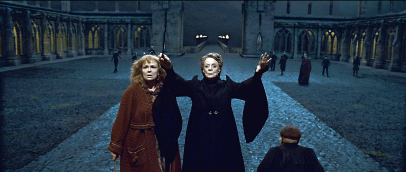 Professor McGonagall hat es bei der Schlacht um Hogwarts faustdick hinter den Ohren