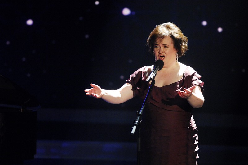 Susan Boyle, die 2009 bei "Britain's Got Talent" teilnahm und die Zuschauer und Jury mit ihrer Stimme begeisterte