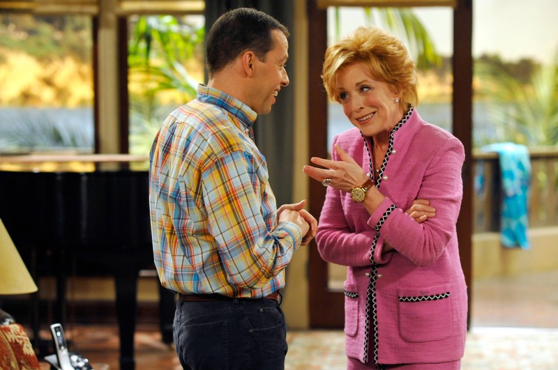 Schauspielerin Holland Taylor am Set der Serie