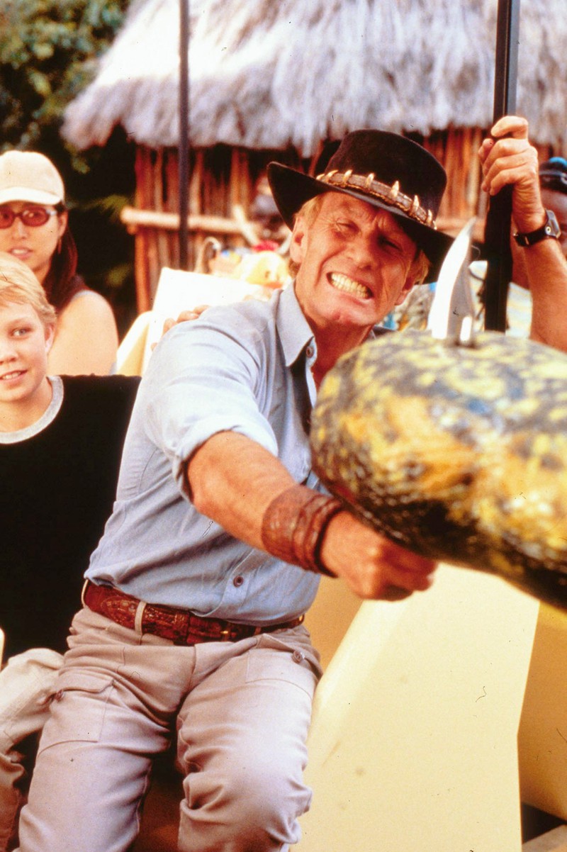 Paul Hogan ist ein australischer Schauspieler, der die Hauptrolle in "Crocodile Dundee" spielte.