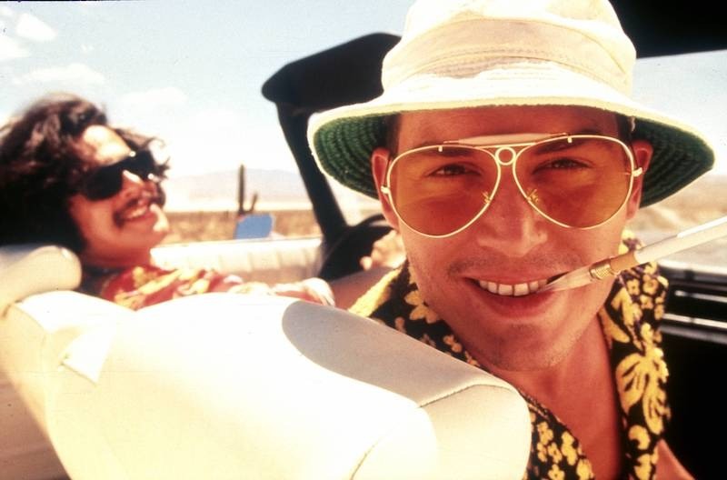 Johnny Depp spielt eine Hauptrolle in „Fear and Loathing in Las Vegas.“