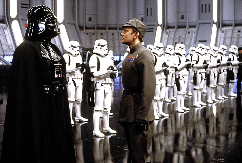 "Darth Vader" im Film "Star Wars".