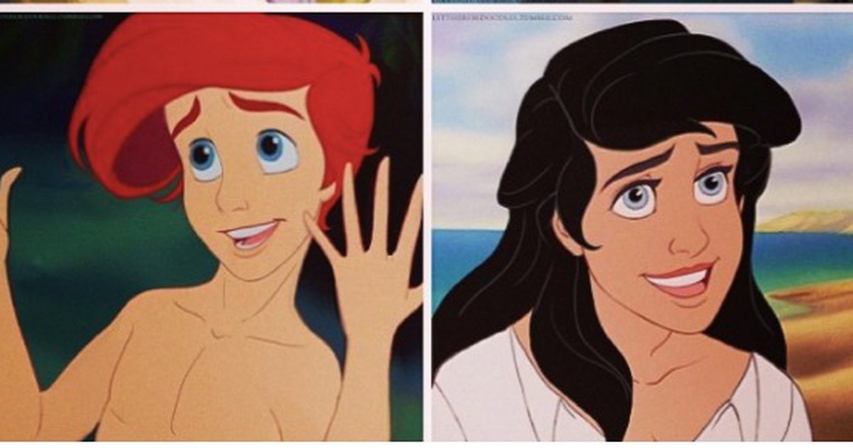 Wie sehen die DisneyCharaktere mit dem anderen Geschlecht aus