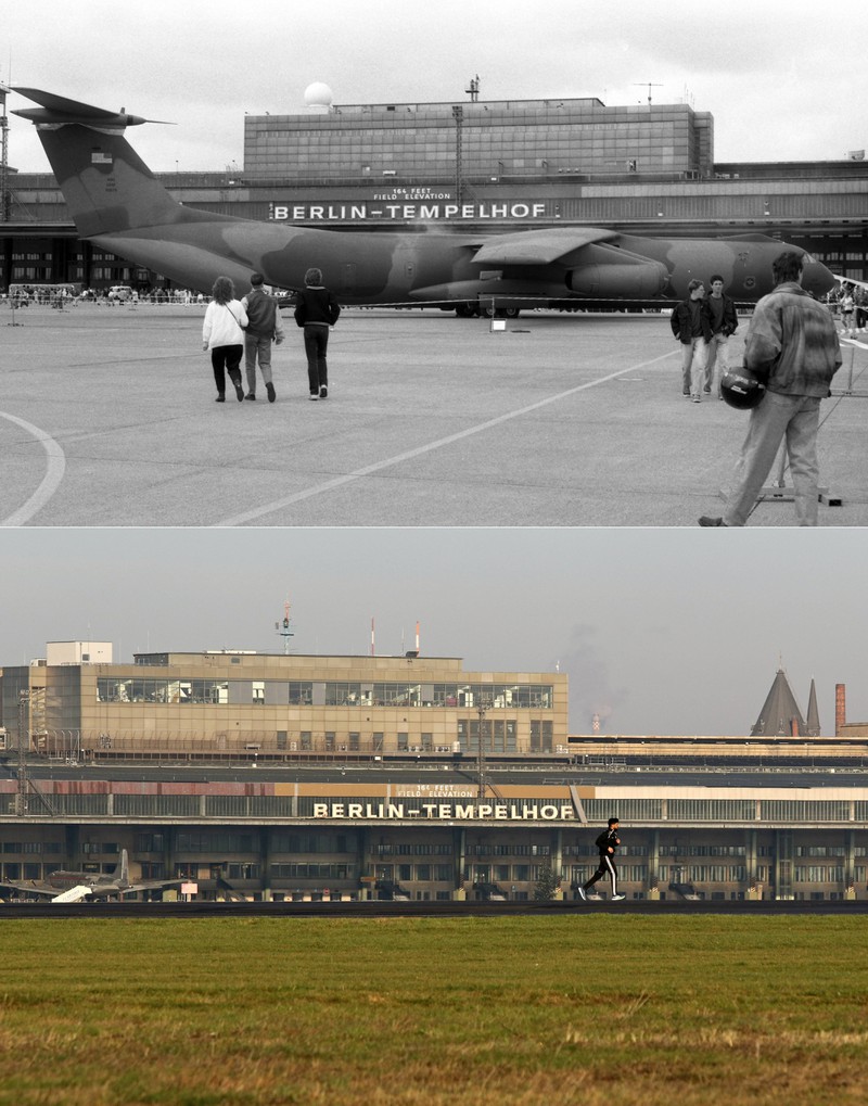 Der Flughafen Tempelhof ist mittlerweile als das Tempelhofer Feld bekannt.