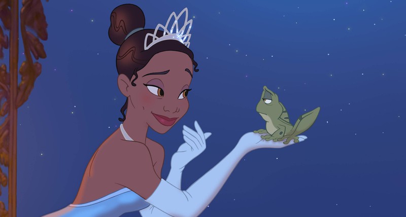 Tiana aus dem Disneyfilm "Küss den Frosch".