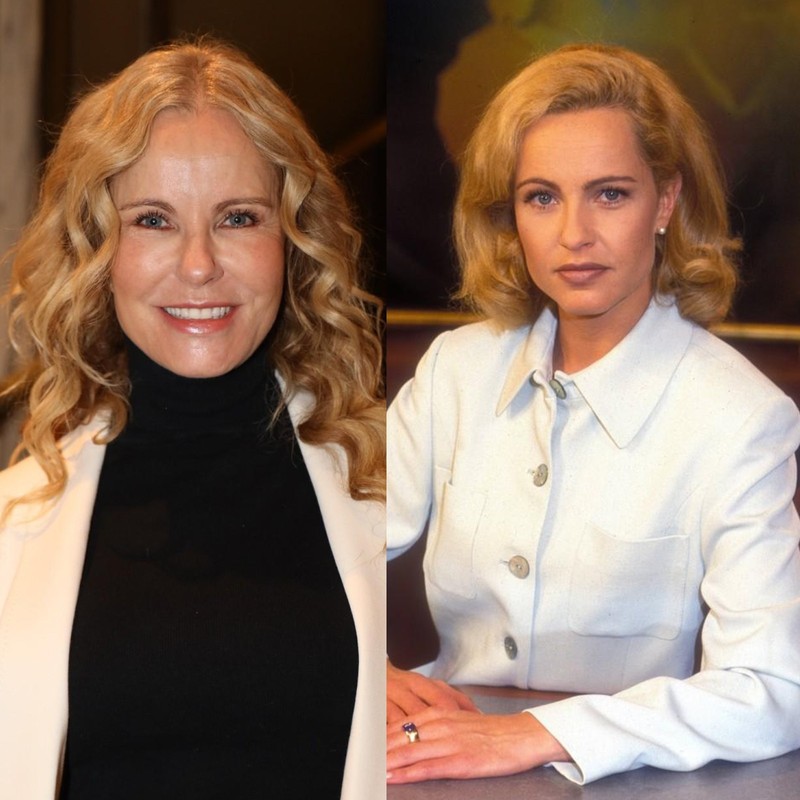 Katja Burkard ist für ihre blonden Locken bekannt.