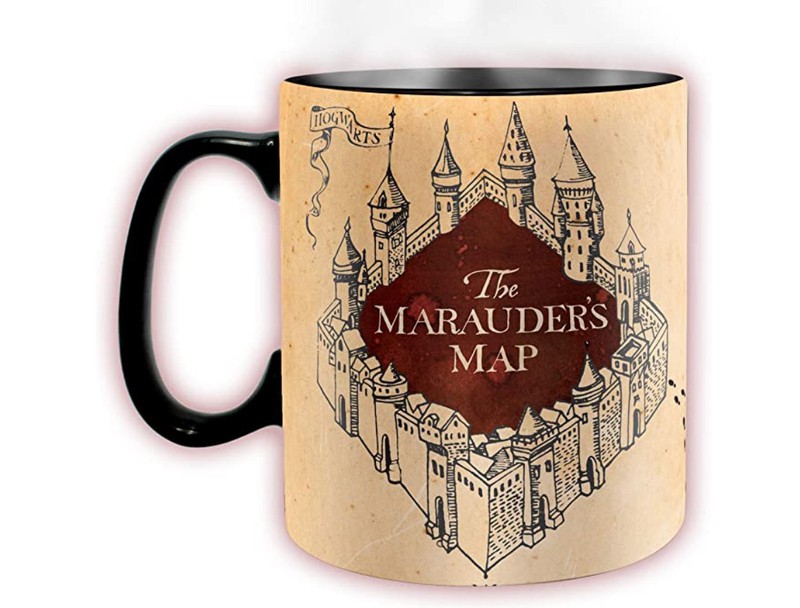 Die Karte des Herumtreibers als Tasse ist ein tolles Geschenk für Harry Potter Fans