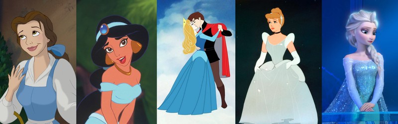 Disney-Prinzessinnen tragen aus einem guten Grund blaue Kleider.