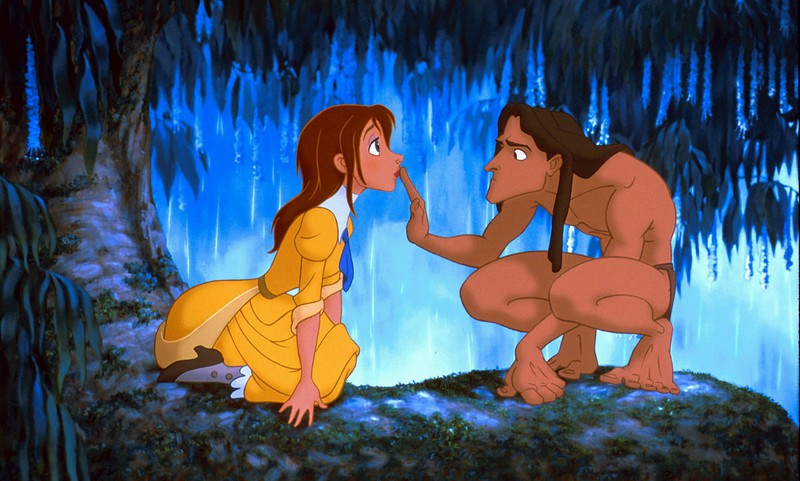 Beim Kennenlernen ist Tarzan etwas zu neugierig geworden